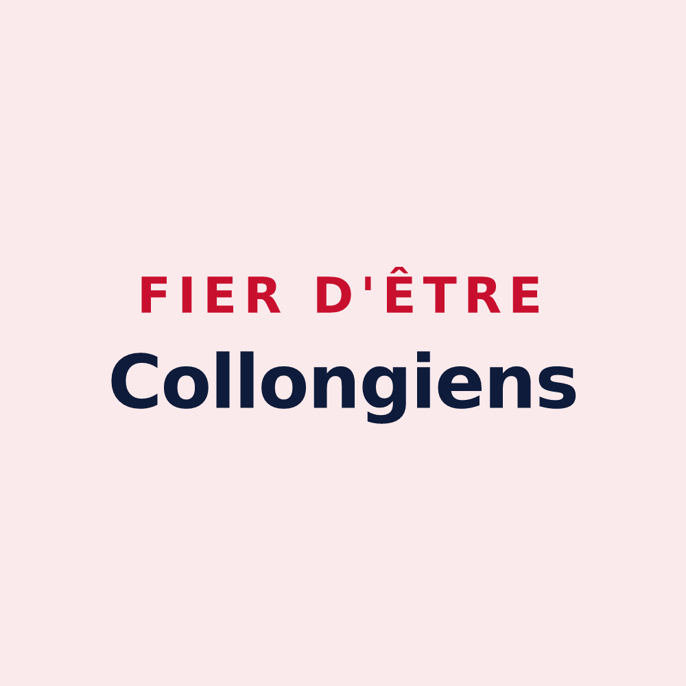Magnet « Fier d'être Collongiens » — design pour Collonge-en-Charollais