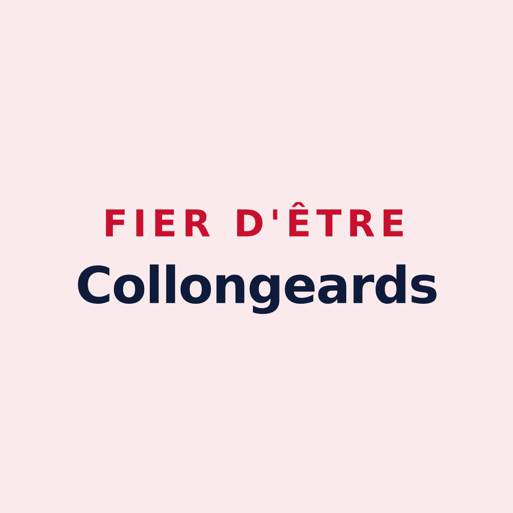 Magnet « Fier d'être Collongeards » — design pour Collonges-au-Mont-d'Or