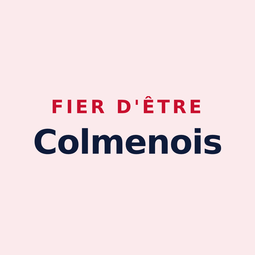 Magnet « Fier d'être Colmenois » — design pour Colmen