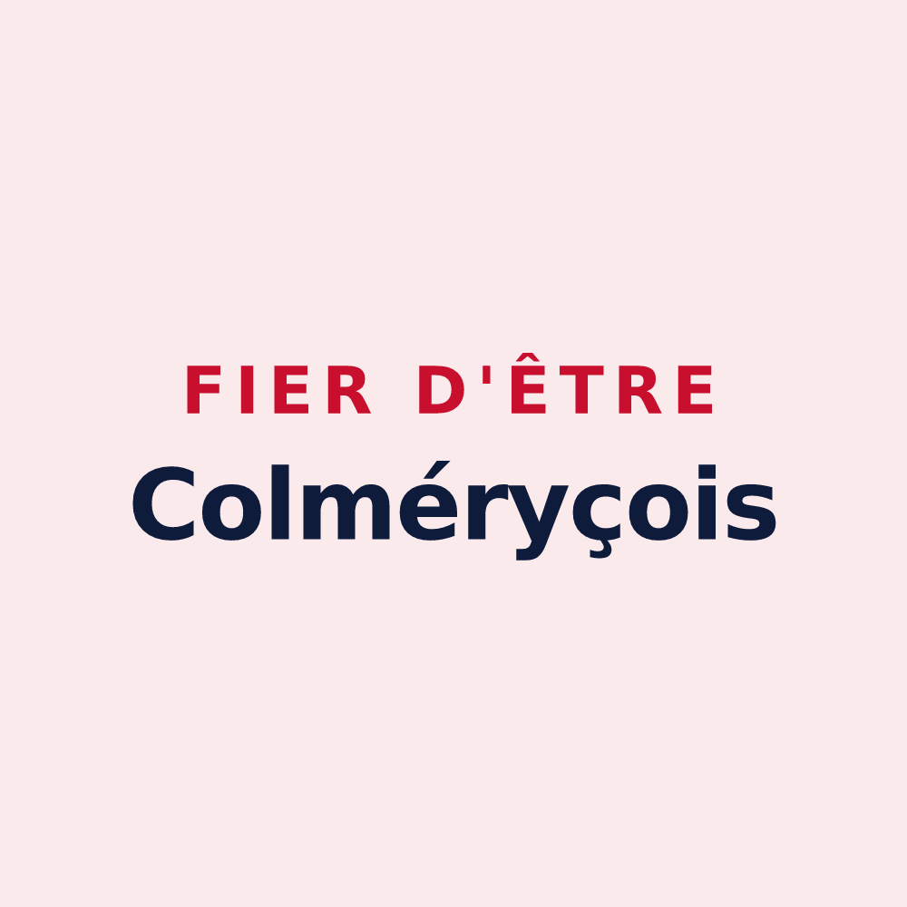 Magnet « Fier d'être Colméryçois » — design pour Colméry