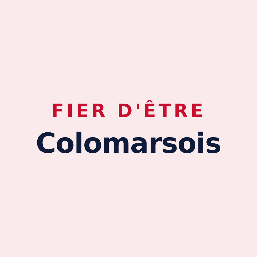 Magnet « Fier d'être Colomarsois » — design pour Colomars