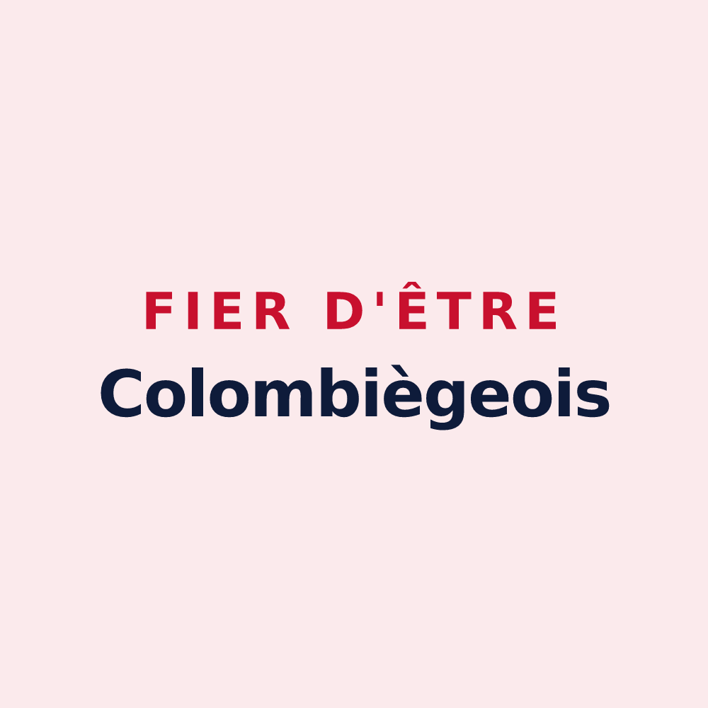 Magnet « Fier d'être Colombiègeois » — design pour Colombiès