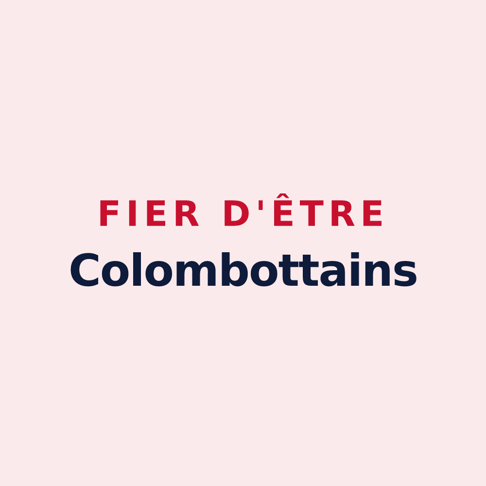 Magnet « Fier d'être Colombottains » — design pour Colombotte