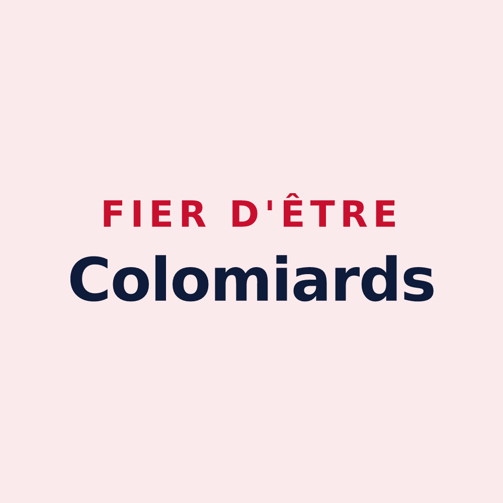 Magnet « Fier d'être Colomiards » — design pour Colomieu
