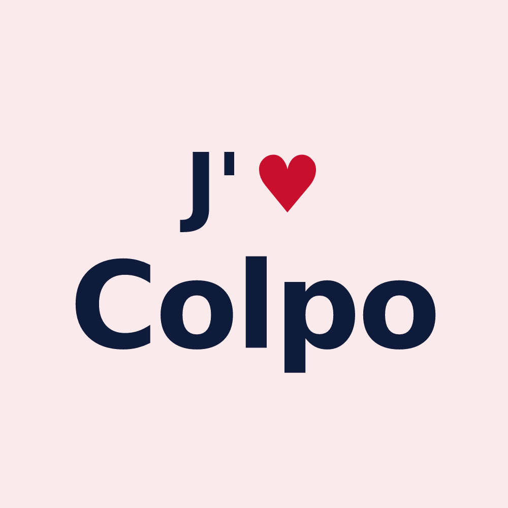 Magnet personnalisé Colpo — design J'aime Colpo
