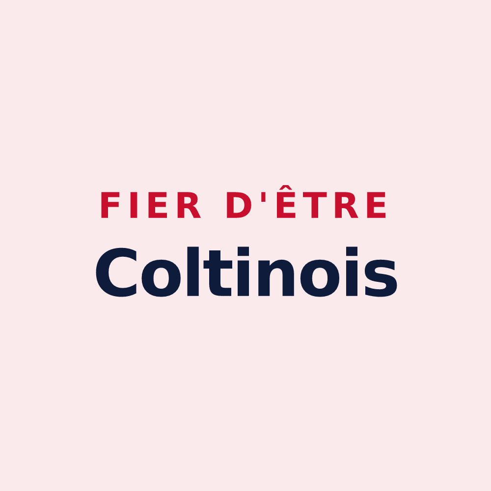Magnet « Fier d'être Coltinois » — design pour Coltines