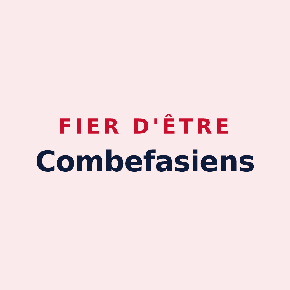 Magnet « Fier d'être Combefasiens » — design pour Combefa