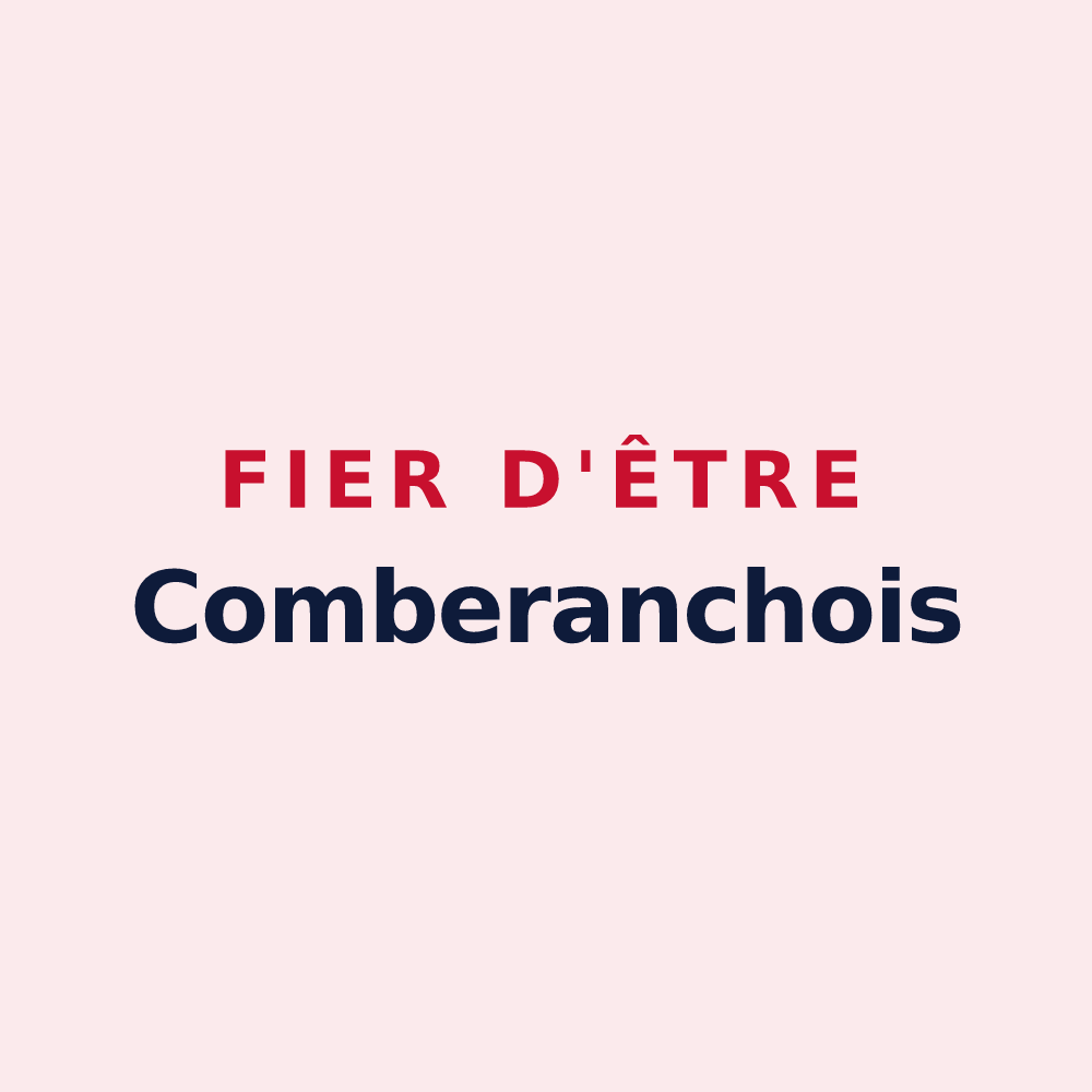 Magnet « Fier d'être Comberanchois » — design pour Comberanche-et-Épeluche