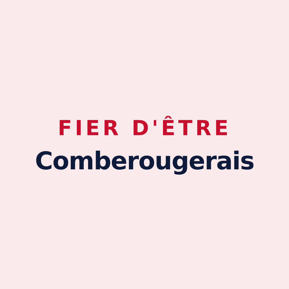 Magnet « Fier d'être Comberougerais » — design pour Comberouger