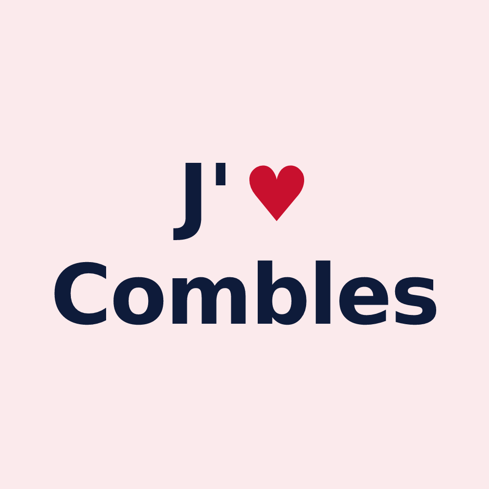 Magnet personnalisé Combles — design J'aime Combles