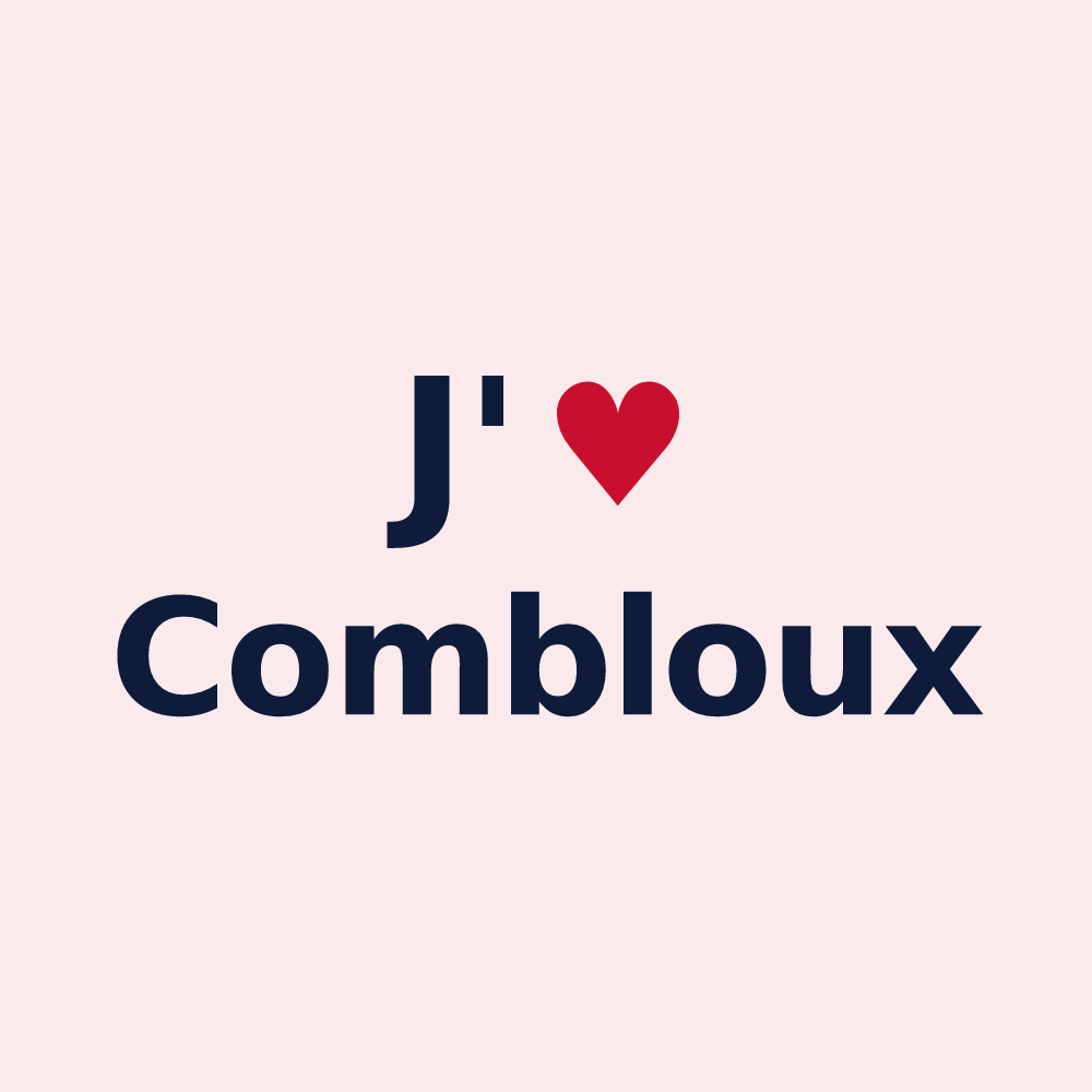 Magnet personnalisé Combloux — design J'aime Combloux