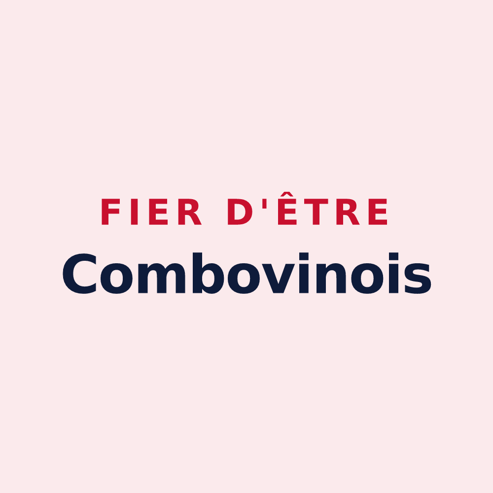 Magnet « Fier d'être Combovinois » — design pour Combovin