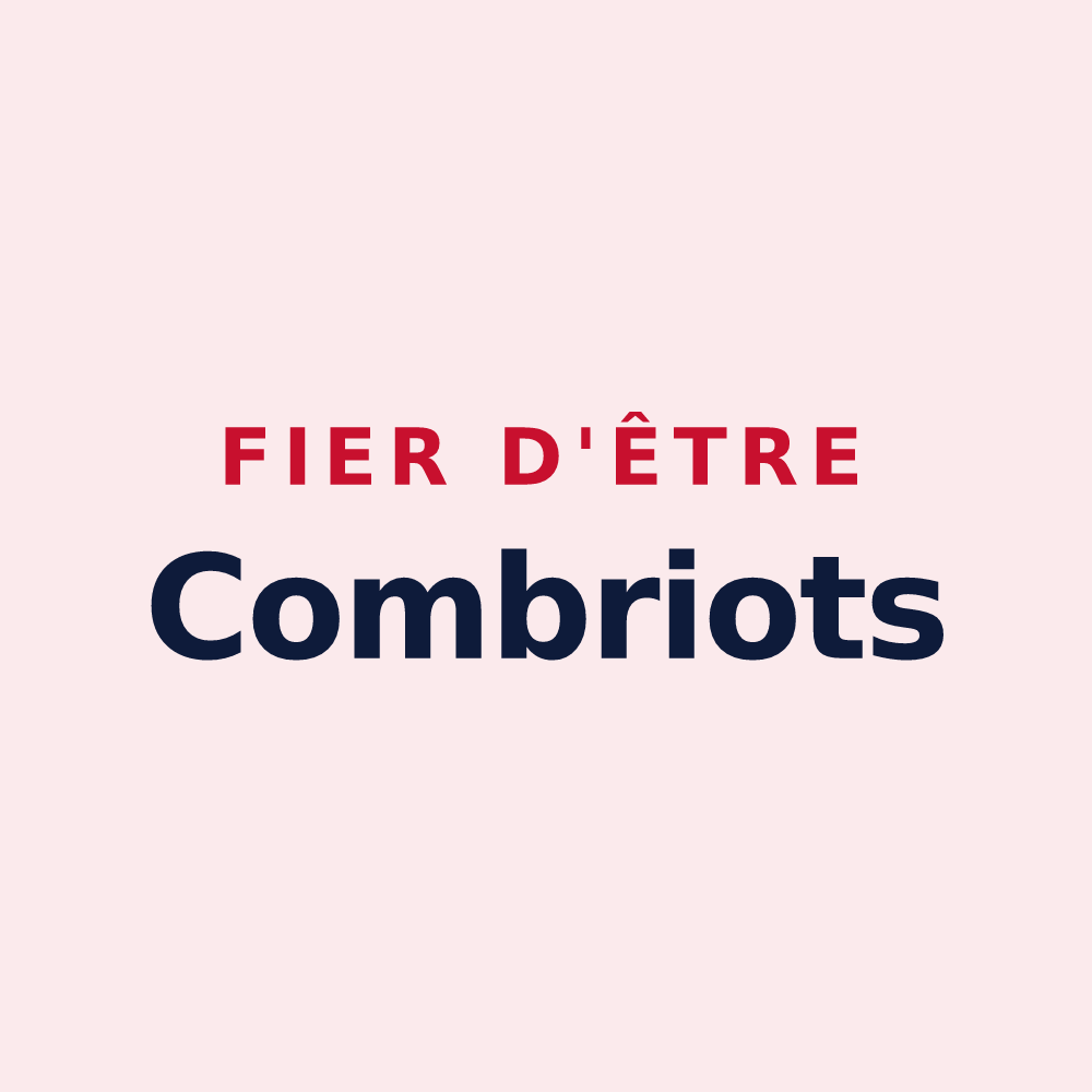 Magnet « Fier d'être Combriots » — design pour Combres-sous-les-Côtes