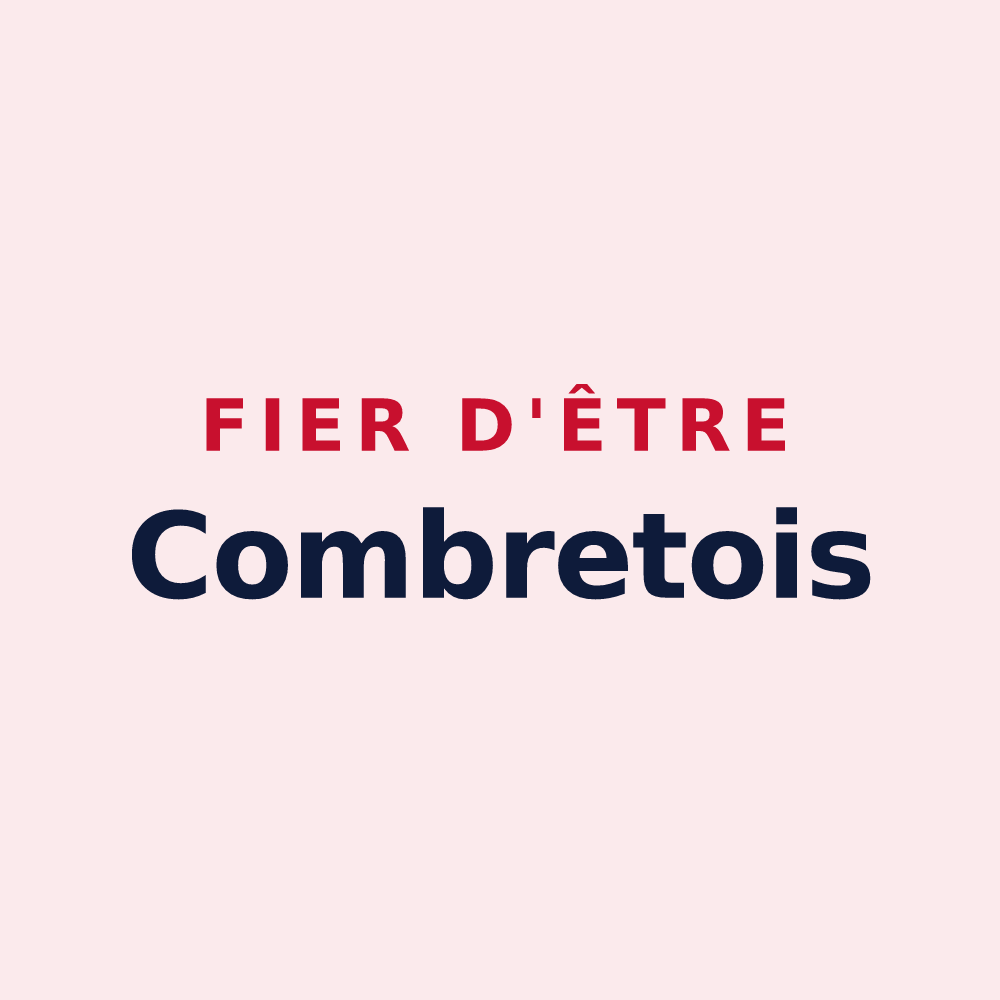 Magnet « Fier d'être Combretois » — design pour Combret