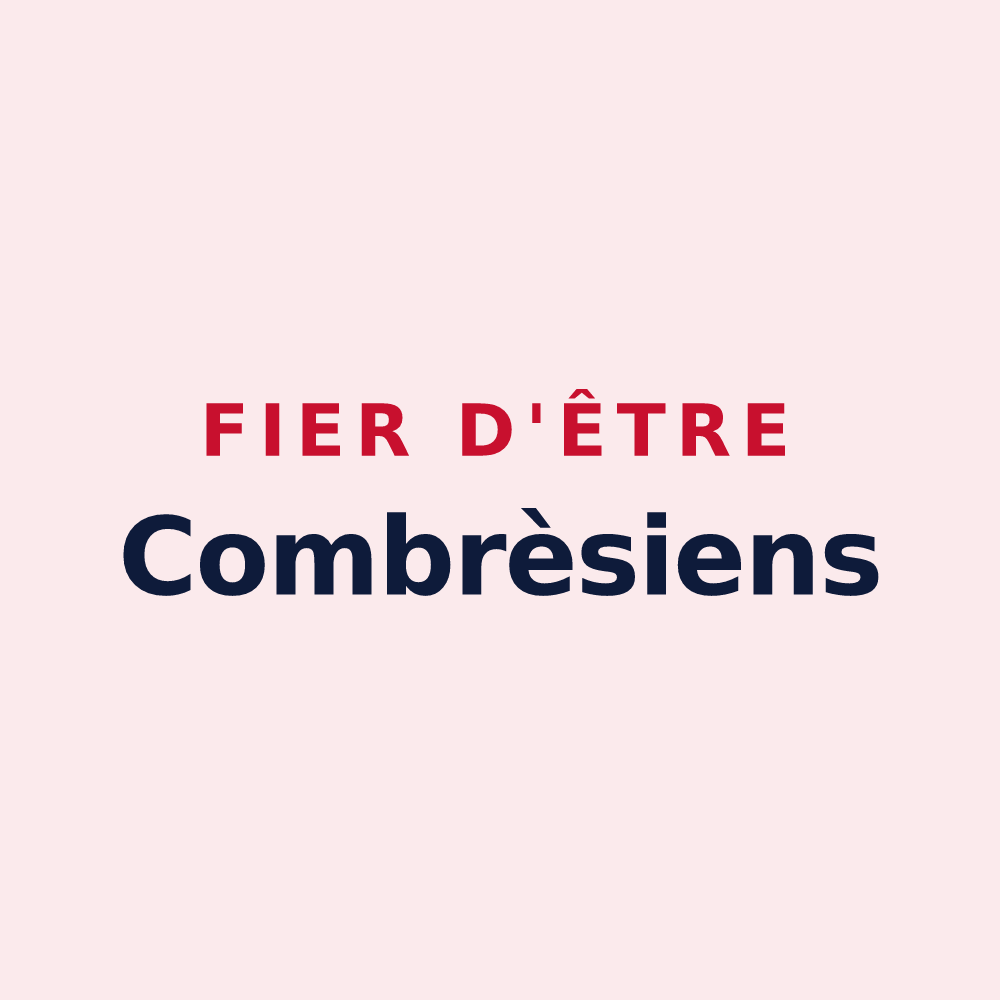 Magnet « Fier d'être Combrèsiens » — design pour Combreux