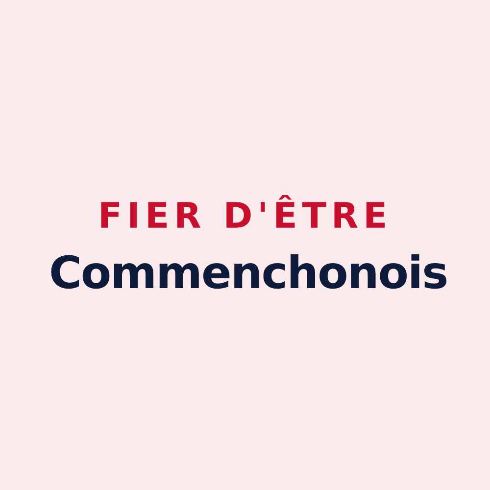 Magnet « Fier d'être Commenchonois » — design pour Commenchon