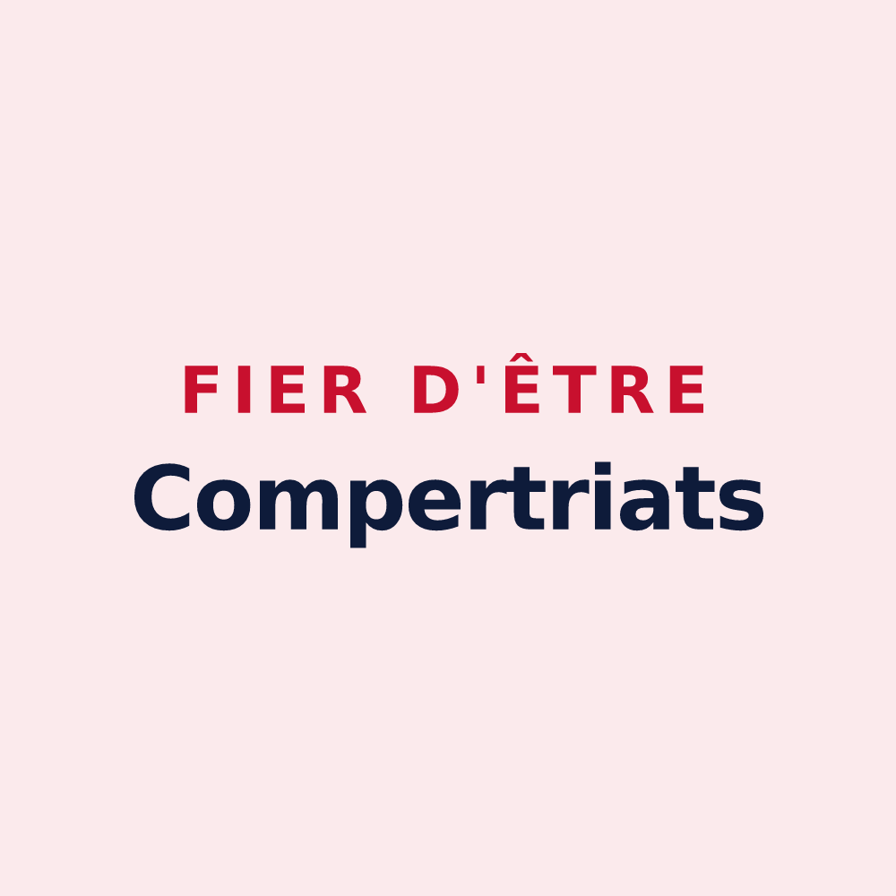 Magnet « Fier d'être Compertriats » — design pour Compertrix