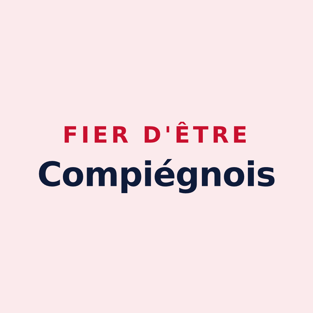 Magnet « Fier d'être Compiégnois » — design pour Compiègne