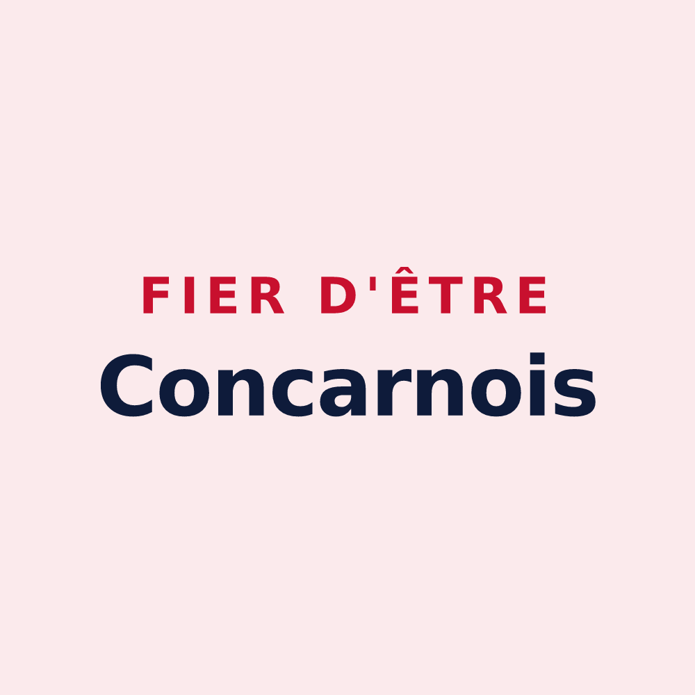 Magnet « Fier d'être Concarnois » — design pour Concarneau