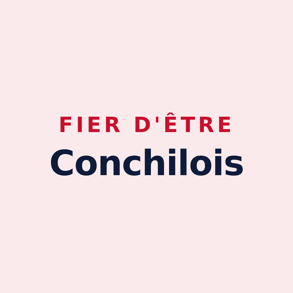 Magnet « Fier d'être Conchilois » — design pour Conchil-le-Temple