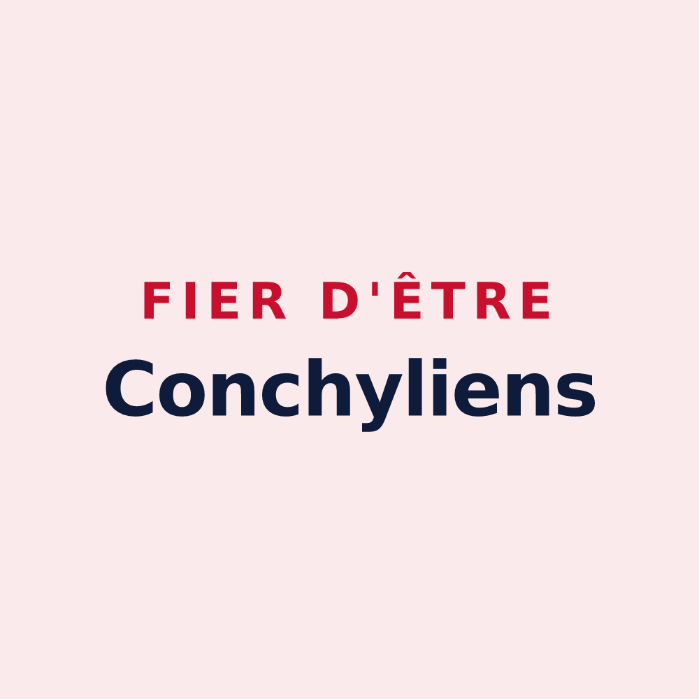 Magnet « Fier d'être Conchyliens » — design pour Conchy-les-Pots