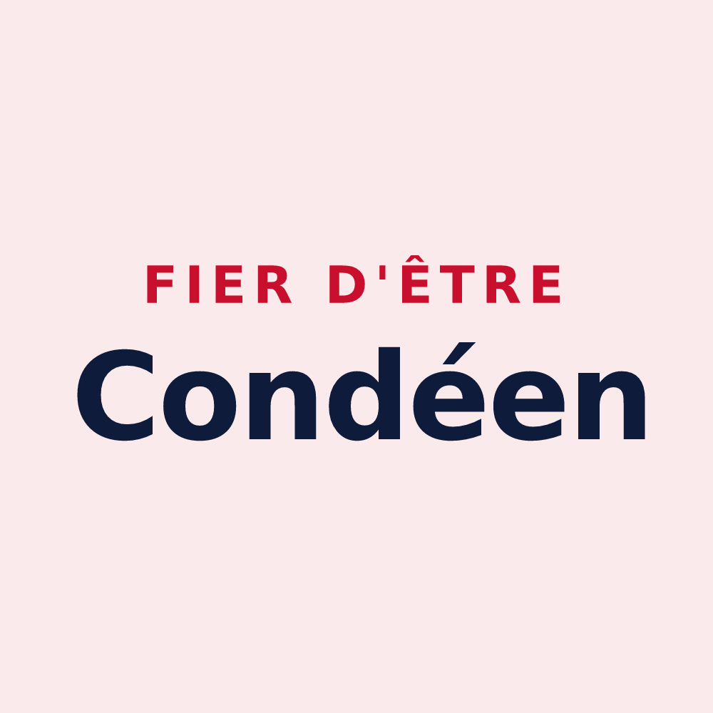 Magnet « Fier d'être Condéen » — design pour Condé-en-Normandie