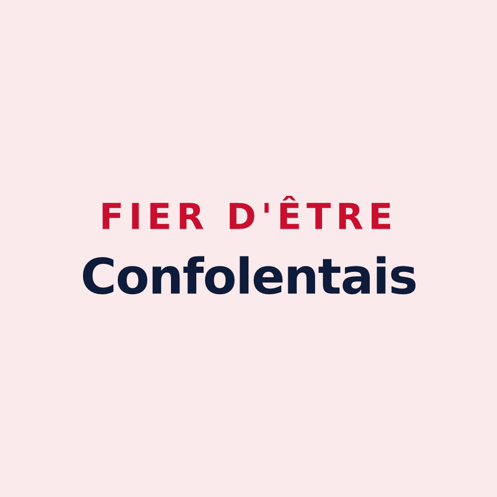 Magnet « Fier d'être Confolentais » — design pour Confolens