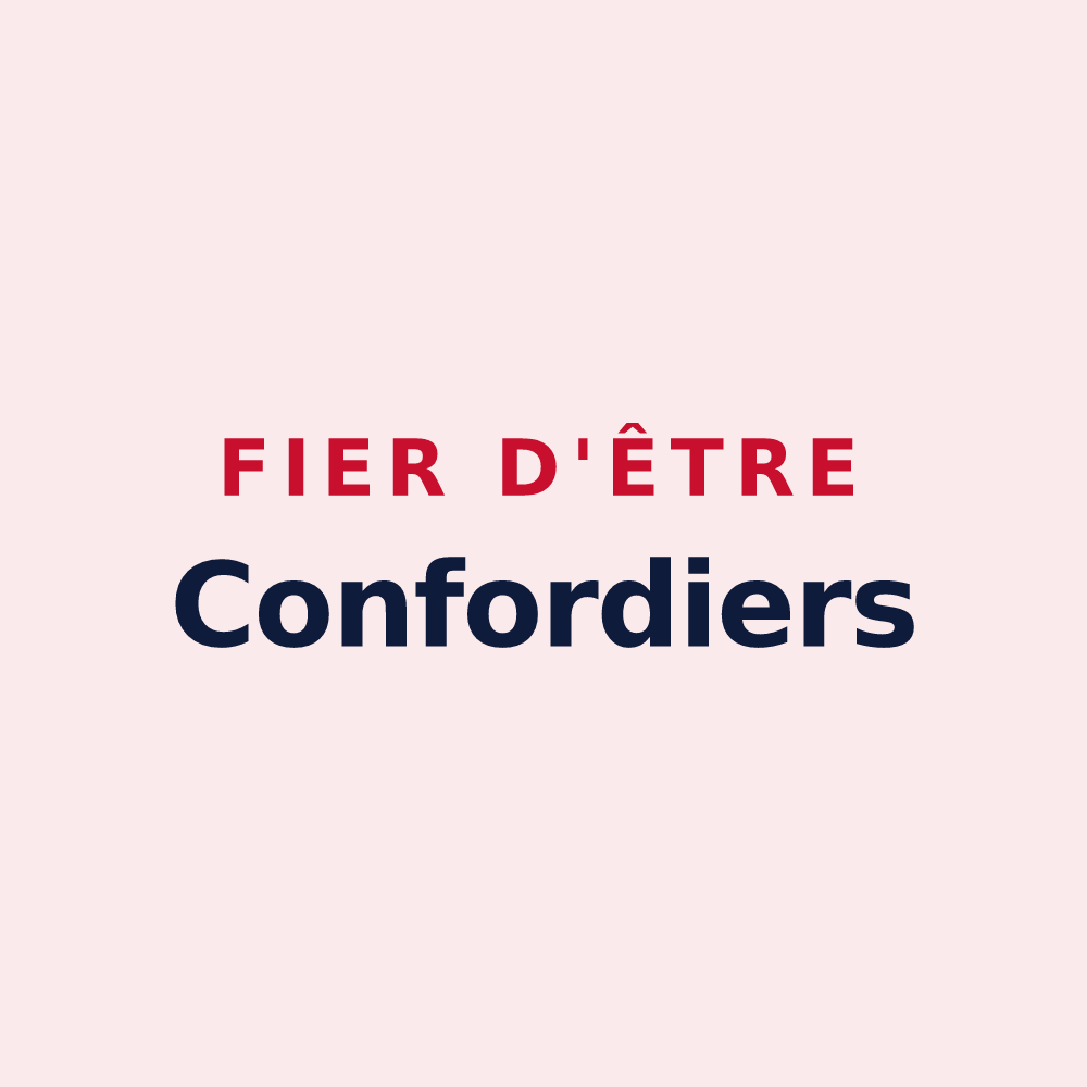 Magnet « Fier d'être Confordiers » — design pour Confort