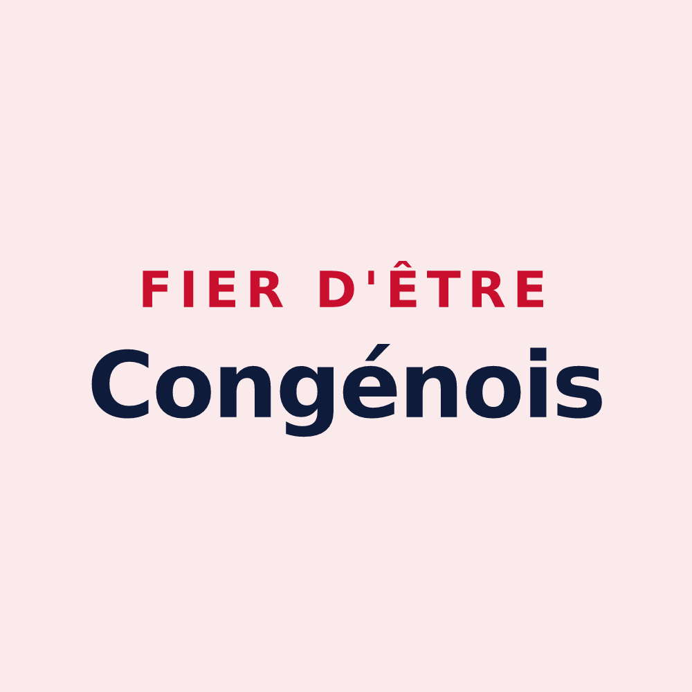 Magnet « Fier d'être Congénois » — design pour Congénies