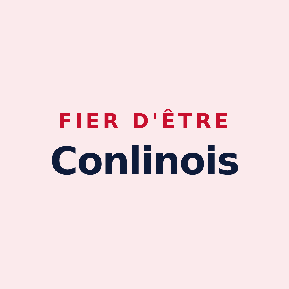 Magnet « Fier d'être Conlinois » — design pour Conlie