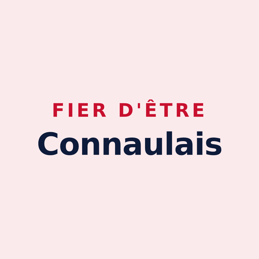 Magnet « Fier d'être Connaulais » — design pour Connaux