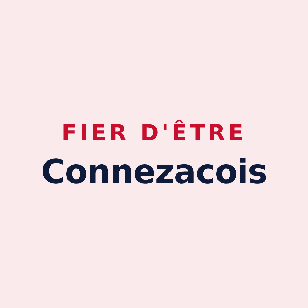Magnet « Fier d'être Connezacois » — design pour Connezac
