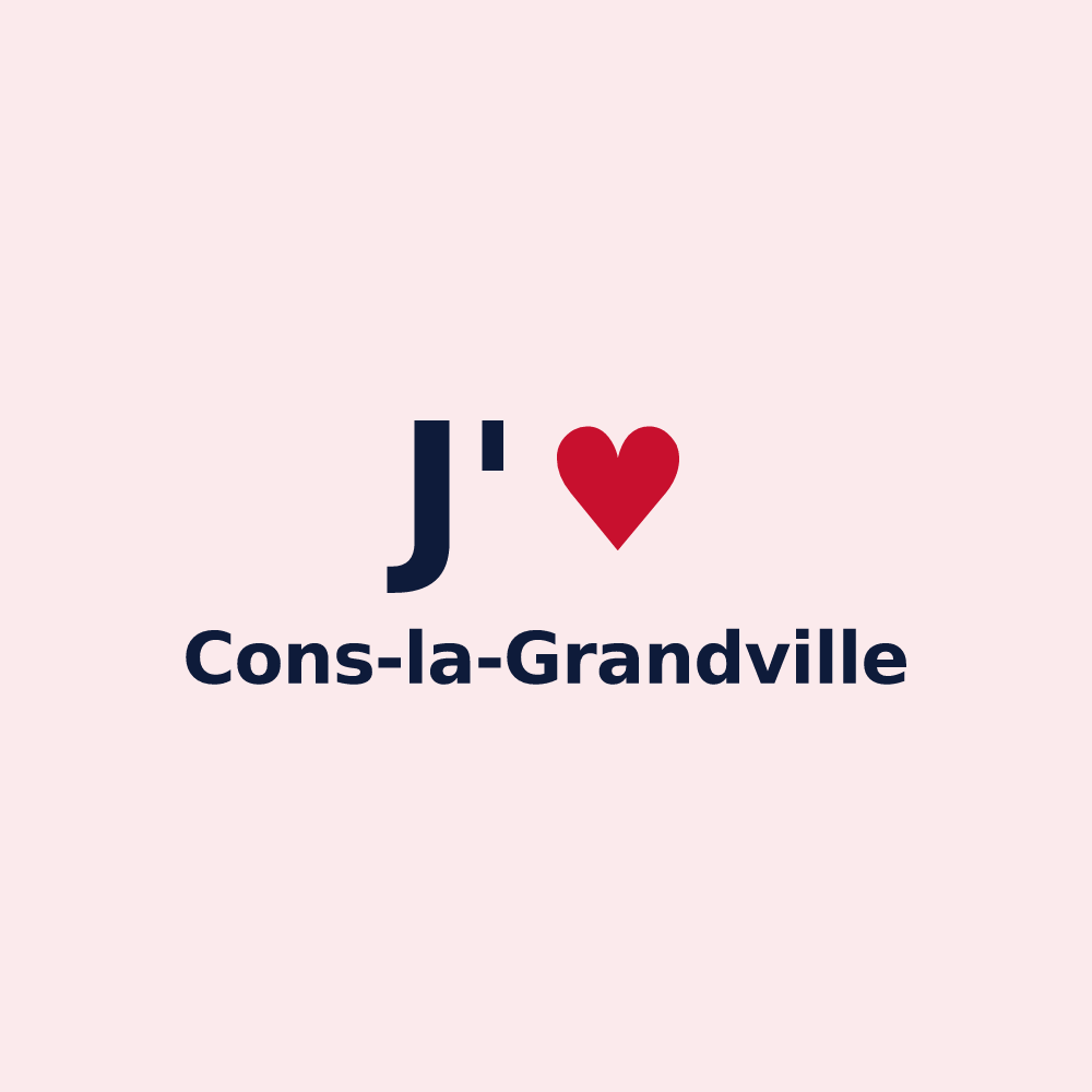 Magnet personnalisé Cons-la-Grandville — design J'aime Cons-la-Grandville