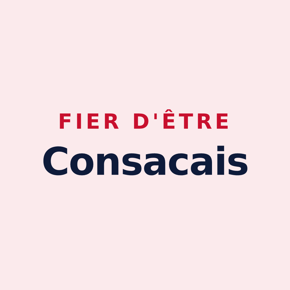 Magnet « Fier d'être Consacais » — design pour Consac