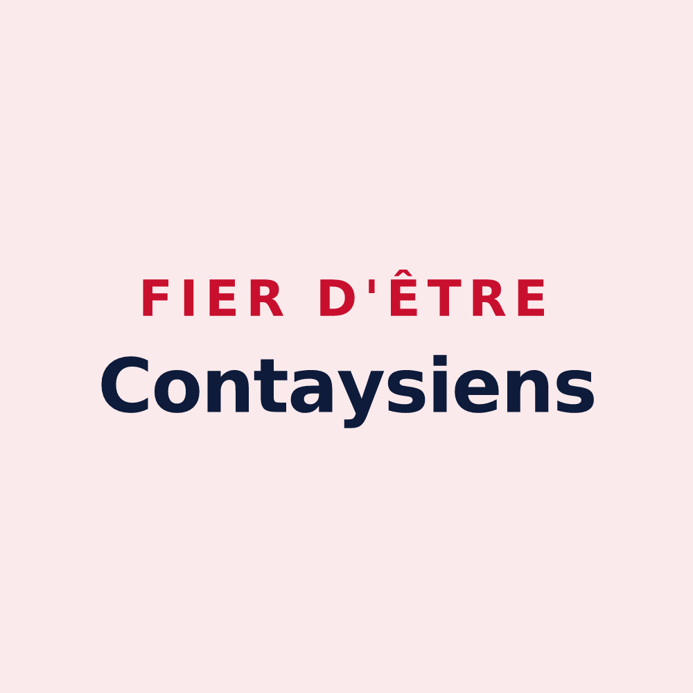 Magnet « Fier d'être Contaysiens » — design pour Contay