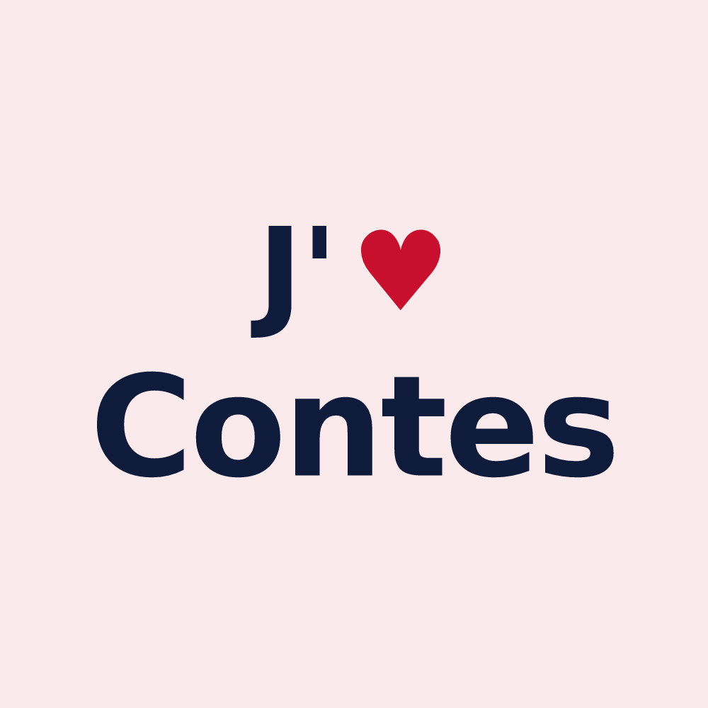 Magnet personnalisé Contes — design J'aime Contes