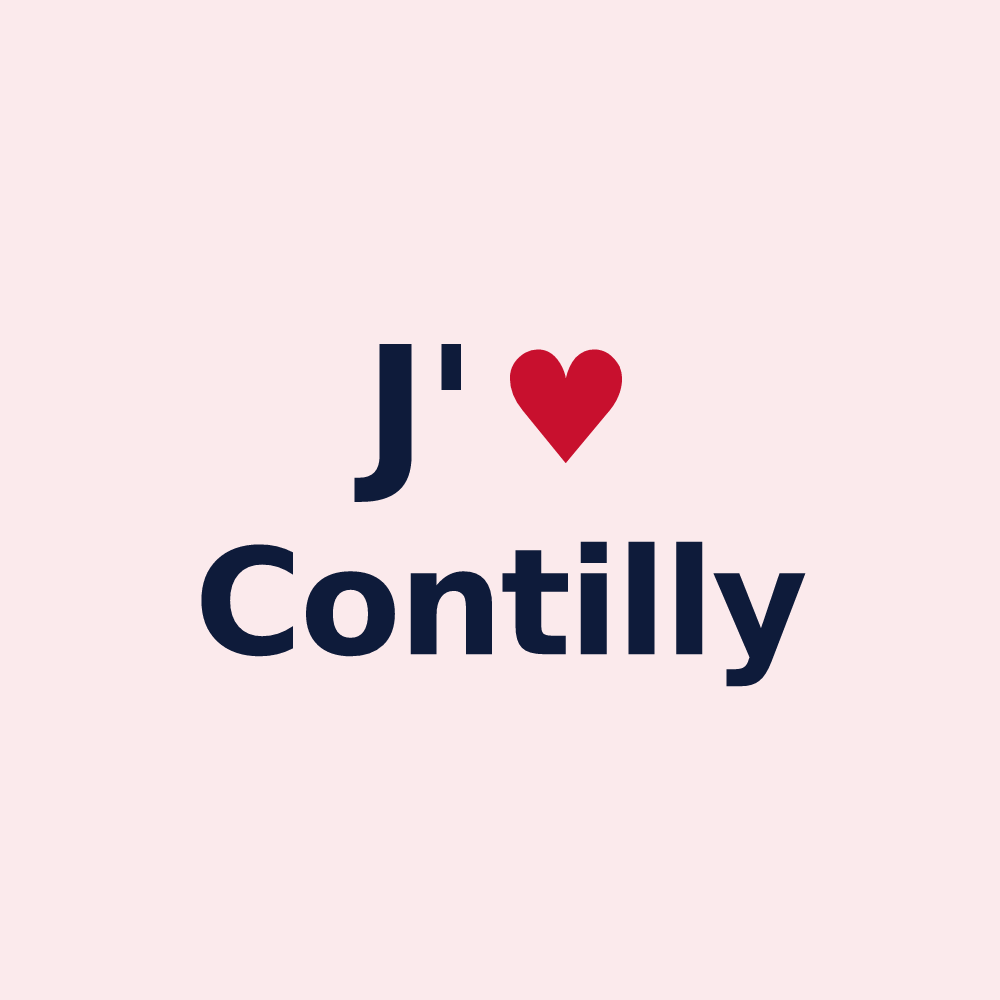 Magnet personnalisé Contilly — design J'aime Contilly