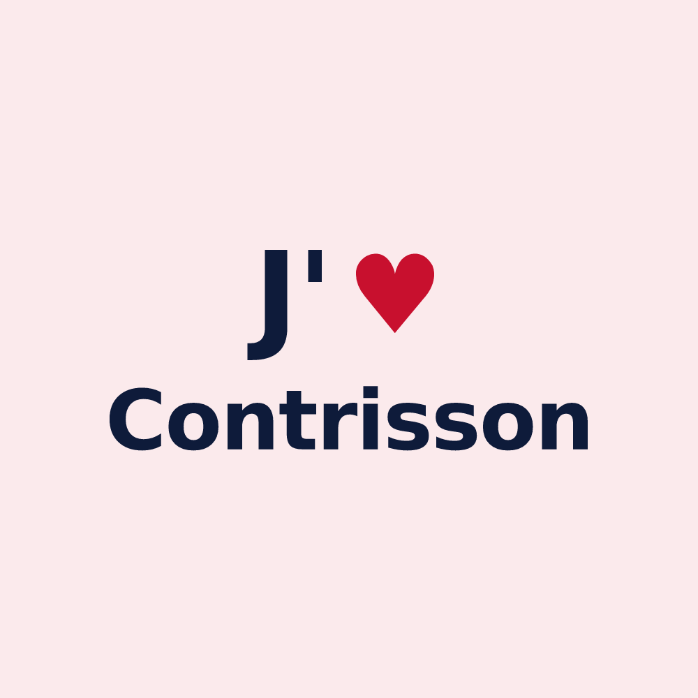 Magnet personnalisé Contrisson — design J'aime Contrisson