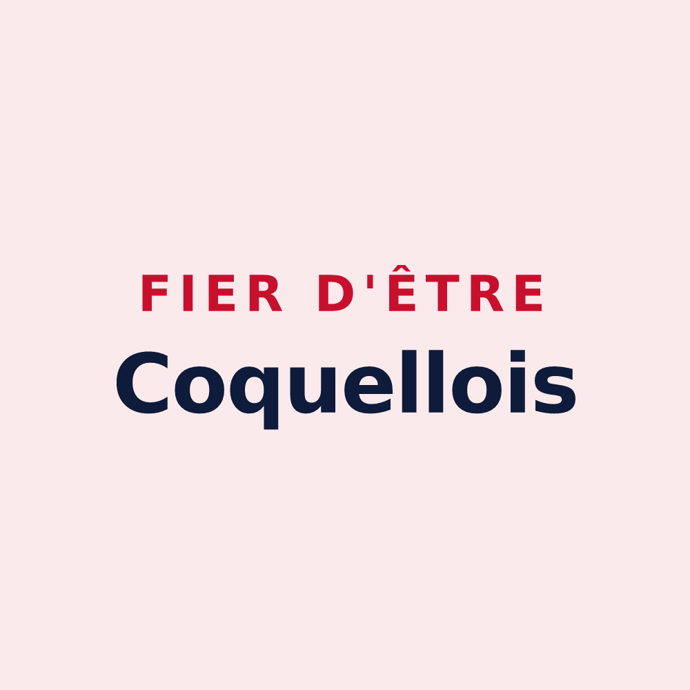 Magnet « Fier d'être Coquellois » — design pour Coquelles