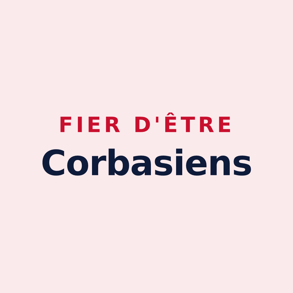 Magnet « Fier d'être Corbasiens » — design pour Corbas