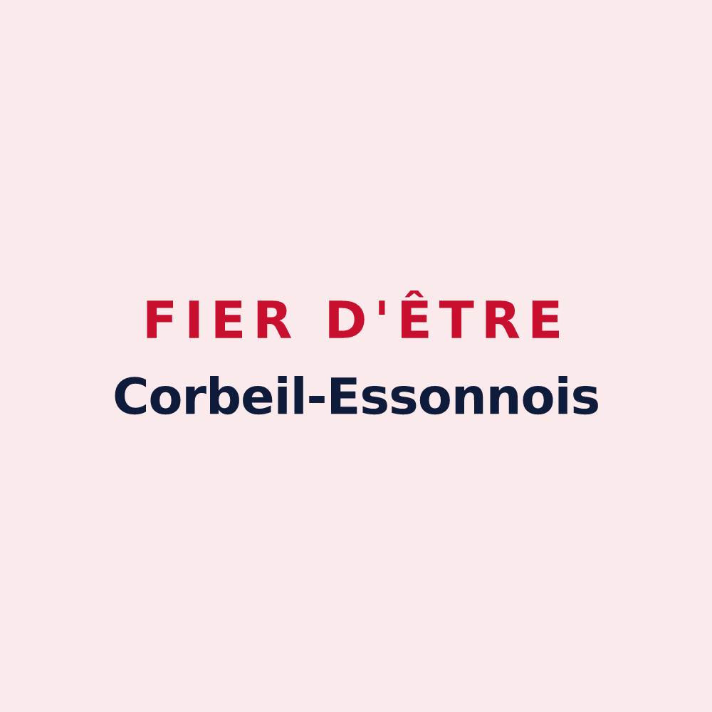 Magnet « Fier d'être Corbeil-Essonnois » — design pour Corbeil-Essonnes