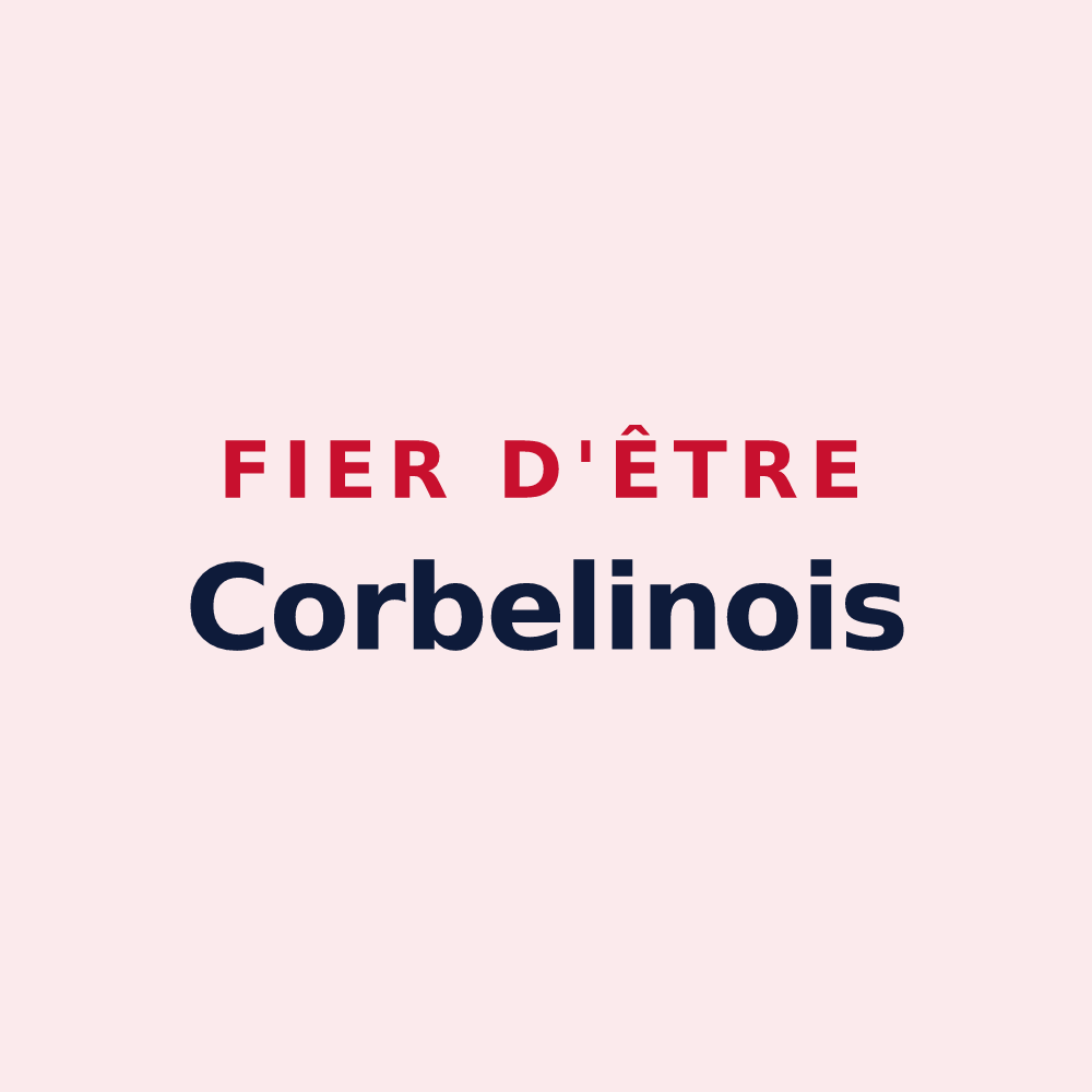 Magnet « Fier d'être Corbelinois » — design pour Corbelin