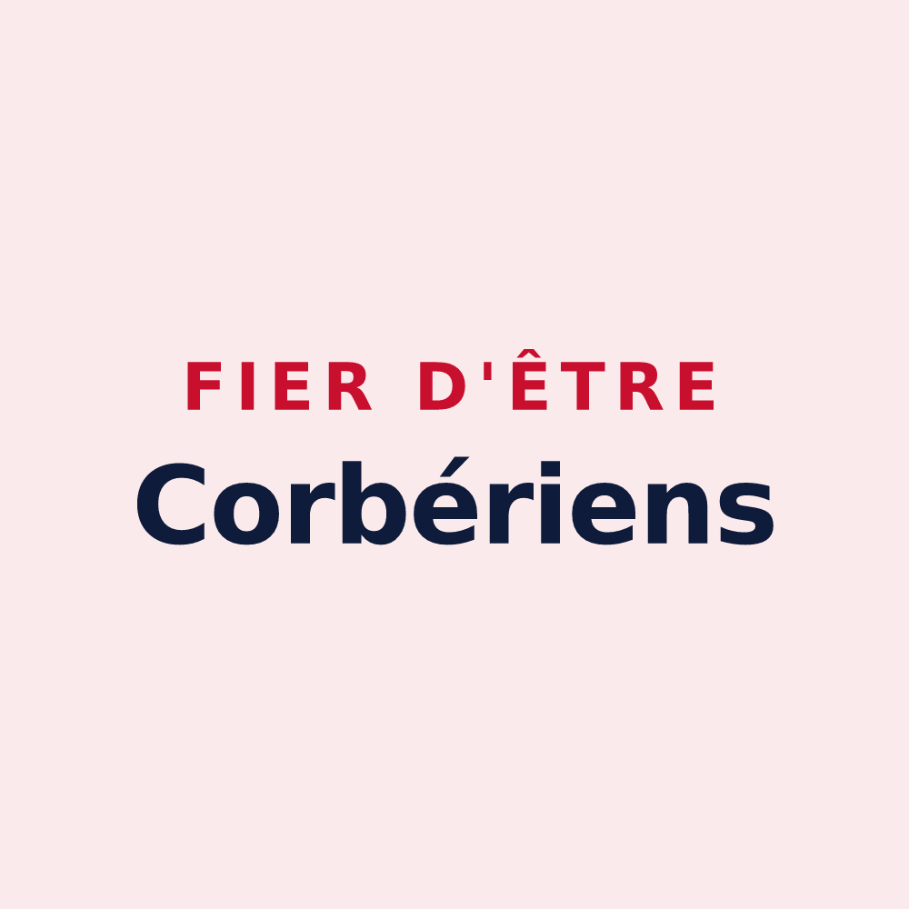 Magnet « Fier d'être Corbériens » — design pour Corbère-les-Cabanes