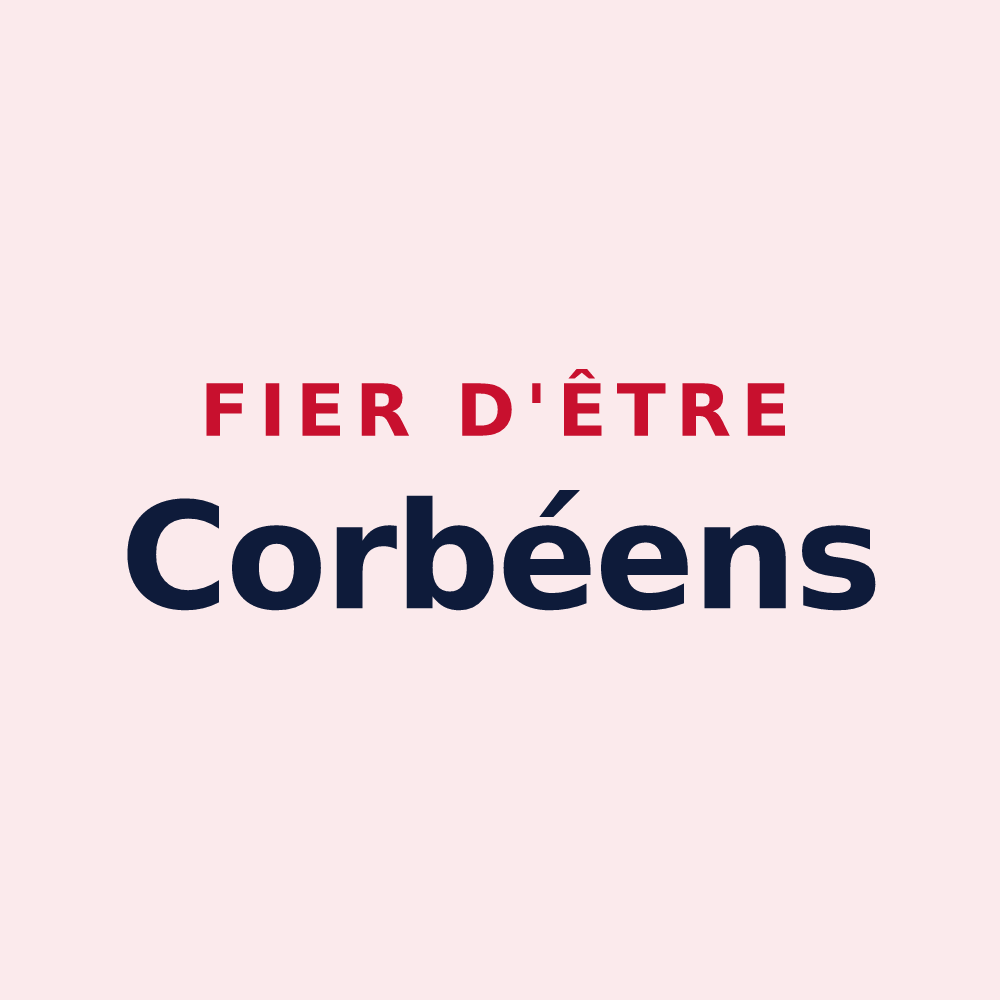 Magnet « Fier d'être Corbéens » — design pour Corbie