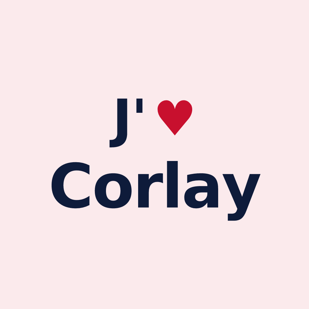 Magnet personnalisé Corlay — design J'aime Corlay