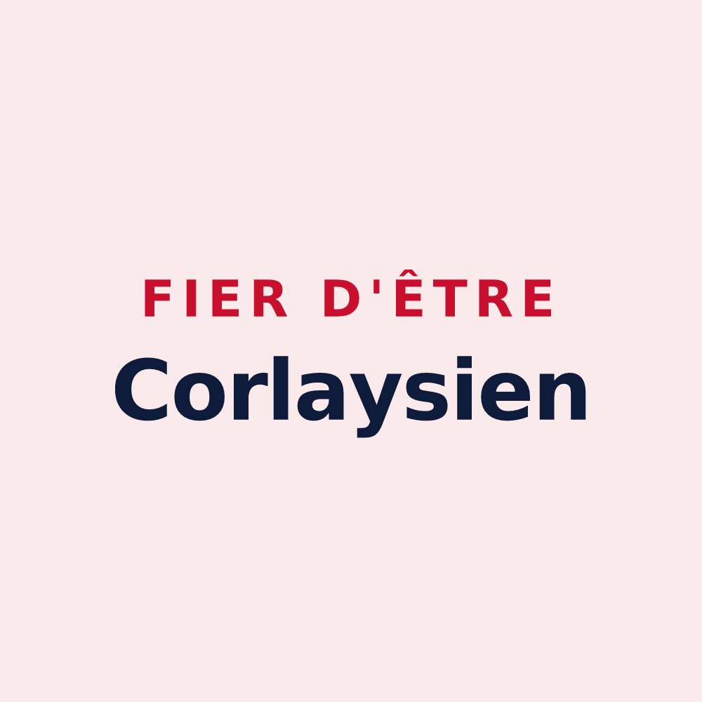Magnet « Fier d'être Corlaysien » — design pour Corlay