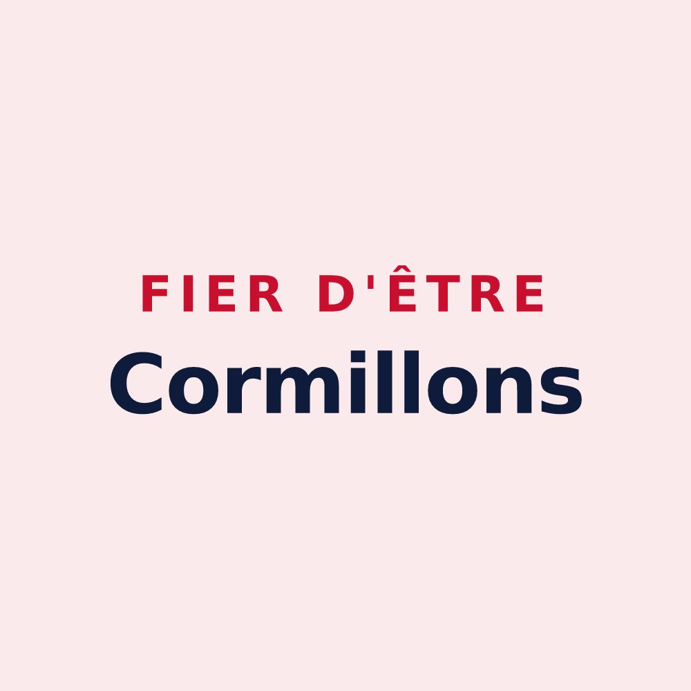 Magnet « Fier d'être Cormillons » — design pour Corme-Royal