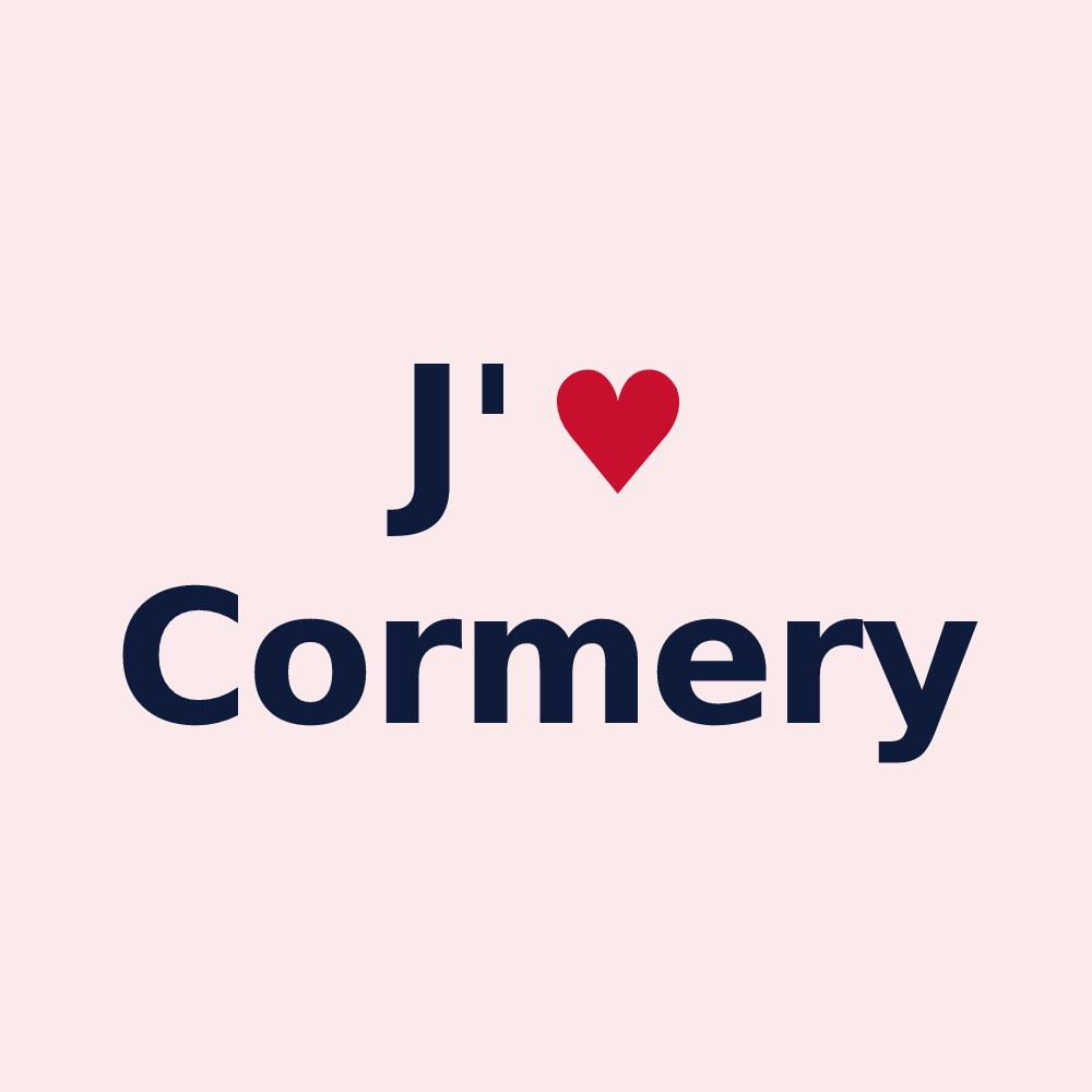 Magnet personnalisé Cormery — design J'aime Cormery