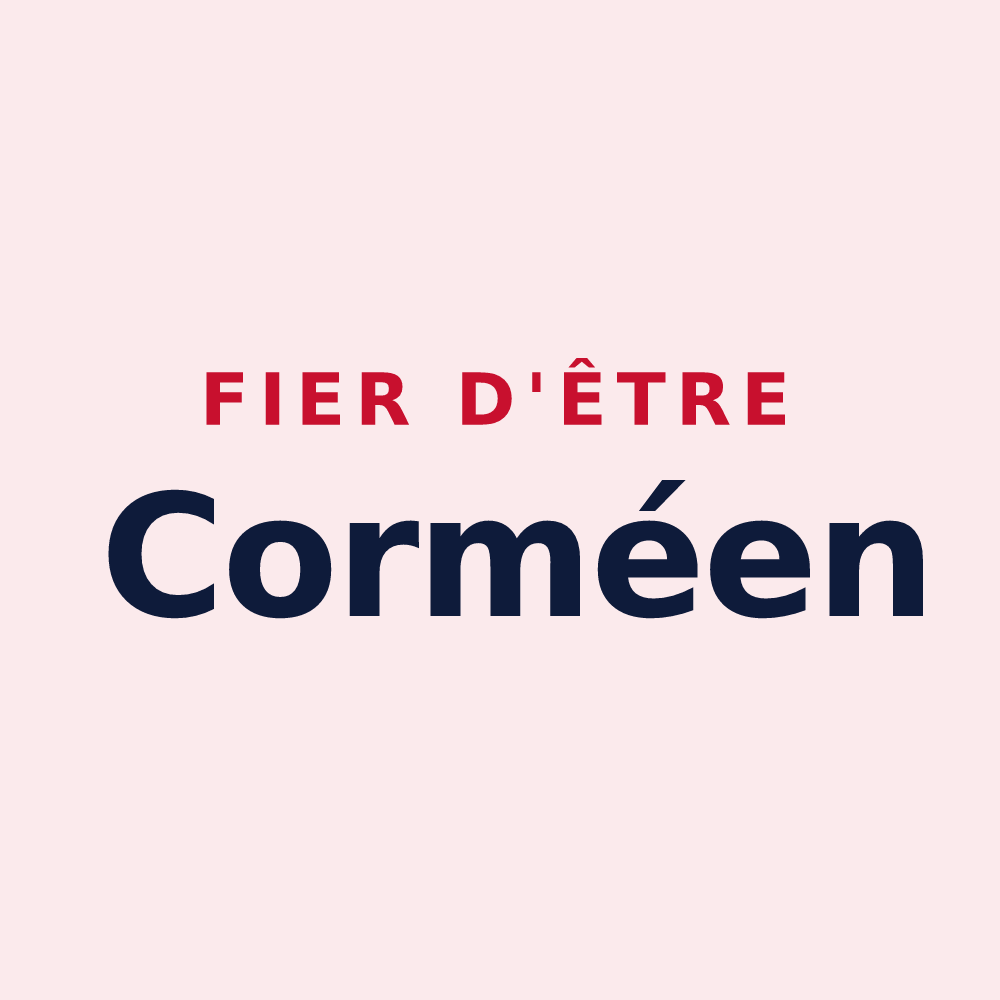 Magnet « Fier d'être Corméen » — design pour Cormes