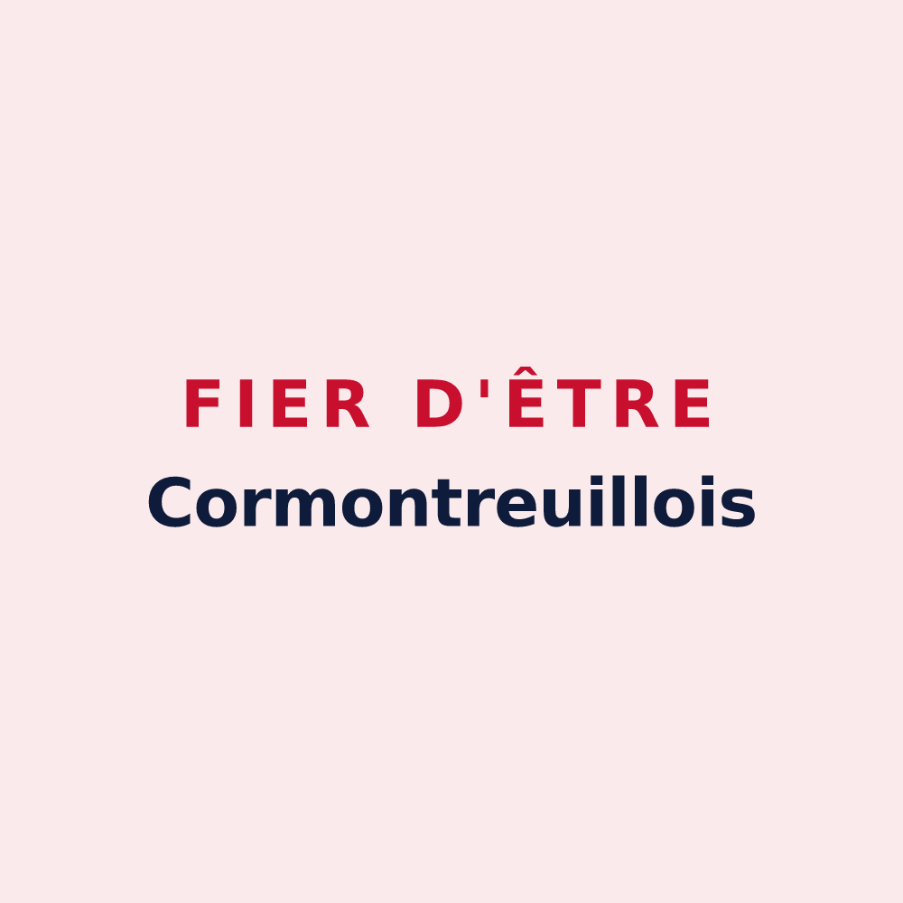 Magnet « Fier d'être Cormontreuillois » — design pour Cormontreuil
